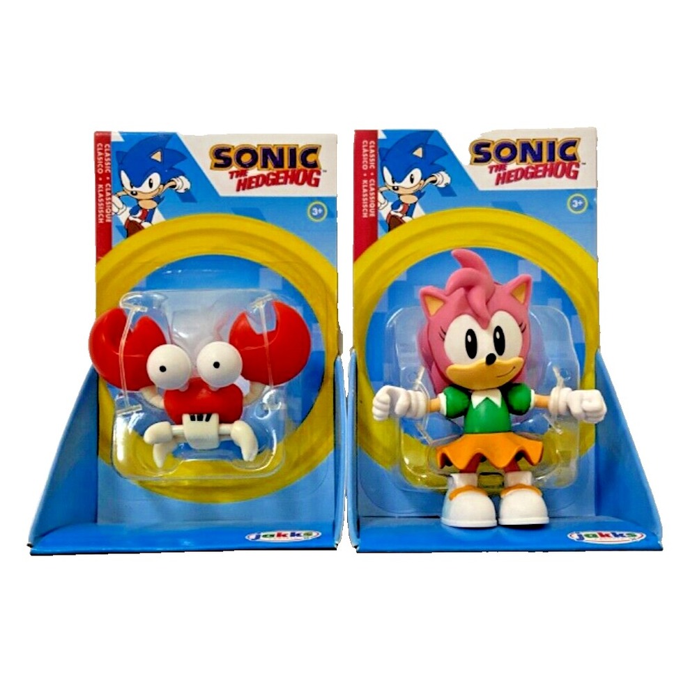 CRABMEAT & AMY Sonic The Hedgehog 2.5"‎ Action Figures
